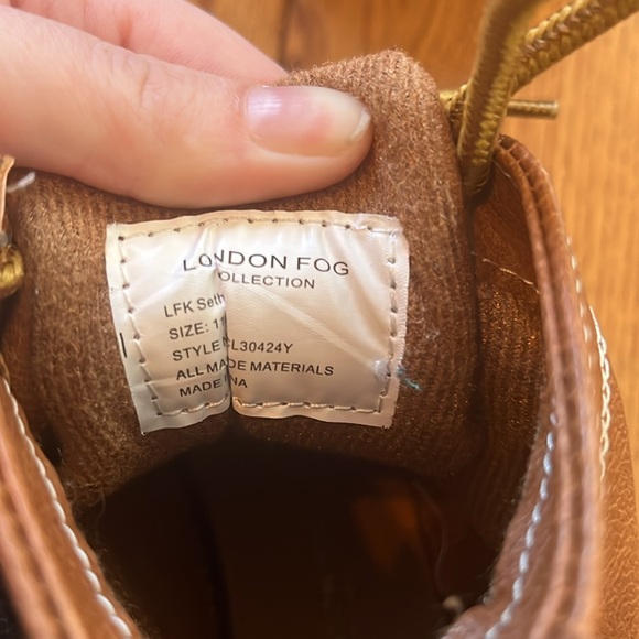 London Fog Seth Jr. Duck Boots Rain Snow Winter 11 Boys Toddler Casual Preppy - Picture 8 of 8